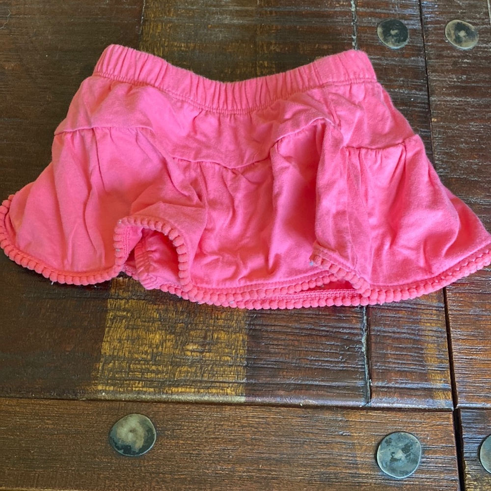Tea 9-12 month pink skirt with built in bottoms